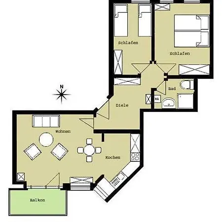 Apartment Haus Duenenblick 16 *